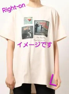 L/Right-on★ライトオン Tシャツ 半袖 レディース オーバーサイズ★のサムネイル