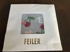 【新品未使用】フェイラー　タオルハンカチ　キープスマイリングチェリーFEILER