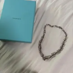 極美品 TIFFANY&Co. ティファニー フォージ ラージリンク ネックレス