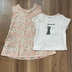 110cmサイズ　PAUL & JOE Tシャツとワンピース　セット