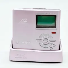 SHARP シャープ Auvi MD-DS77-A MDウォークマン 台付 - メルカリ