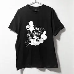 専用 Lサイズmickey & minnie Tシャツ（黒）