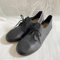 ❀美品 無印良品 疲れにくいレザーシューズ 22.5cm 黒 ブラック - メルカリ