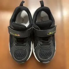 瞬足　ブラック スニーカー 17.5