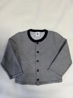 プチバトー　ボーダーカーディガン