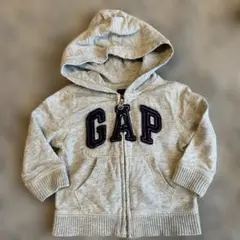 babyGap ベビー ロゴパーカー 70 6-12month グレー 長袖