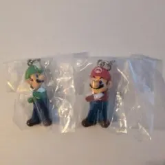 【未開封】めじるしアクセサリー　マリオ・ルイージセット