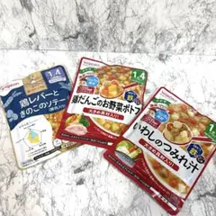 ピジョン 和光堂 離乳食 ベビーフード 3袋セット