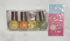 【未使用】ディアローラネイル4本セット　paミニネイルステッカー　半額のサムネイル