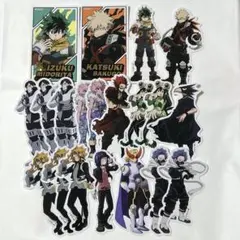 僕のヒーローアカデミア ステッカー 緑谷出久 爆豪勝己 上鳴電気 心操人使