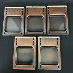 金属製　四角形トレイ5枚セット