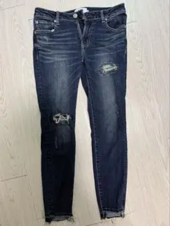 AZUL BY MOUSSY ダメージスキニーデニム Mのサムネイル