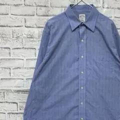 ブルックスブラザーズ長袖シャツ！ブルーチェックM 0325