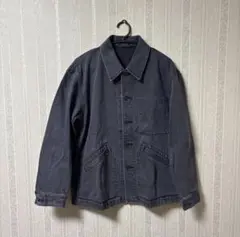 UNIQLO U オーバーサイズカラーデニムジャケット ブラック L - メルカリ