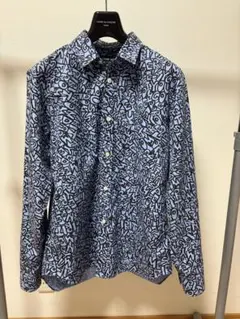 HOMME DEUX 文字柄 長袖シャツ M