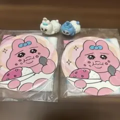 おぱんちゅうさぎ カレー コースター 紙ナプキン おまけ付き バスボール