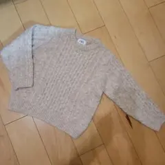 ZARA kids boys ベージュ ケーブル編みセーター140cm美品