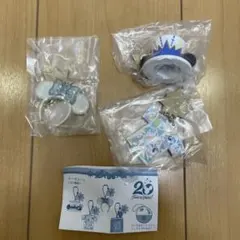 ディズニー 20周年記念 キーチェーン 3個セット