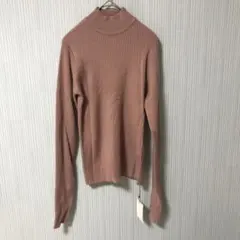 【タグ付き】☆新品☆moment + ボトルネックカラーリブニットプルオーバー