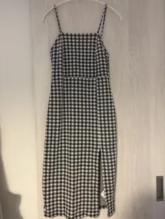 ZARA ギンガムチェック キャミワンピース Sサイズ