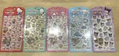 韓国限定　サンリオ　ボンボンドロップシール　サンリオライセンス品5枚