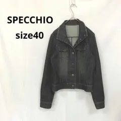 2026年最新】SPECCHIO カラー：ブラック レディース Gジャン・デニム 