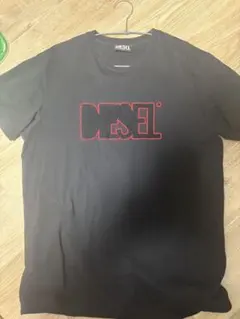 DIESEL ブラック Tシャツ ロゴプリント