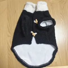 新品・未使用 犬用コート XLサイズ 黒 フリース ボア もこもこ かわいい♡