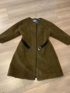 ボアロングコート