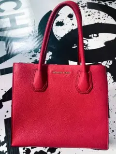 MICHAEL KORS レッドトートバッグ