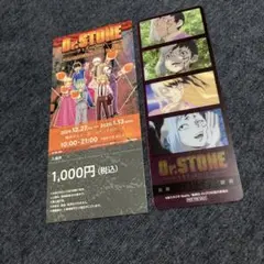 Dr.STONE アニメ5周年原画展 使用済みチケット　特典 あさぎりゲン