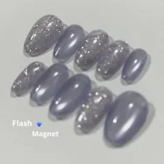 お*な様 ネイルチップ　フラッシュマグネットワンカラー　énoi