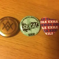EXILE AW 世界くん 缶バッチ セット