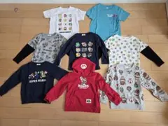 スーパーマリオ キッズ トップス120cm 8点セット