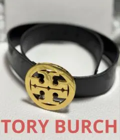 Tory Burch トーリーバーチ】ヒョウ柄ゴールドバックル ベルト XXS