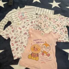 アンパンマン Tシャツ 4枚セット 90cm