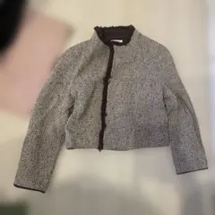 【値下げしました】YUKI TORI ノーカラージャケット