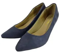 SG1914-5■ 新品 パンプス ハイヒール 21.5cm スモークネイビー