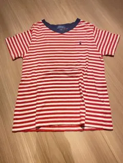 ポロラルフローレン　ボーダー　Tシャツ　115cm 赤