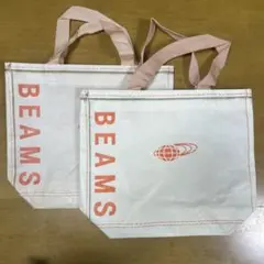 ビームス BEAMS ショッピングバッグ　ショッパー　2枚セット