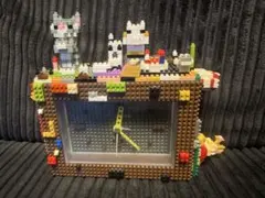 nanoblock　目覚まし時計（ナノブロック　ブロック多め付き）