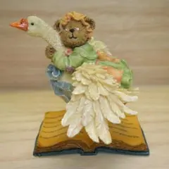 BOYDS BEARS ガチョウとベア テディベア くま 置物 カントリー風
