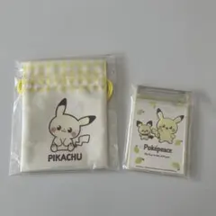 ピカチュウ 巾着袋とピカチュウミラー