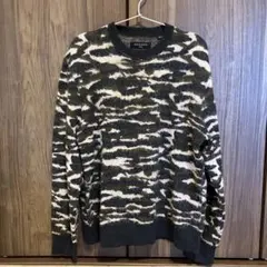 ALLSAINTS カモフラージュ柄ニットセーター S