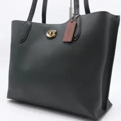 美品✨COACH ウィロウ トートバッグ ショルダー ターンロック チャーム付