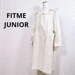 ★美品　薄手コート ゆったり　ジャケット　アイボリー　迅速発送