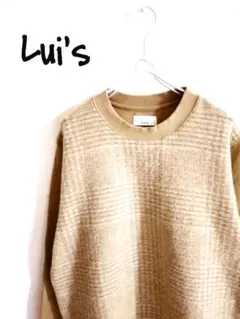 D221999 Lui's ウール切替スウェットカットソーのサムネイル