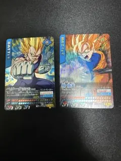 [美品]ドラゴンボール データカードダス 激レア ベジータ 孫悟天 2枚セット