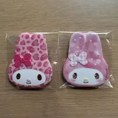 マイメロディ フェイス缶バッジ 2個セット