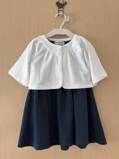 カーディガン付きワンピース